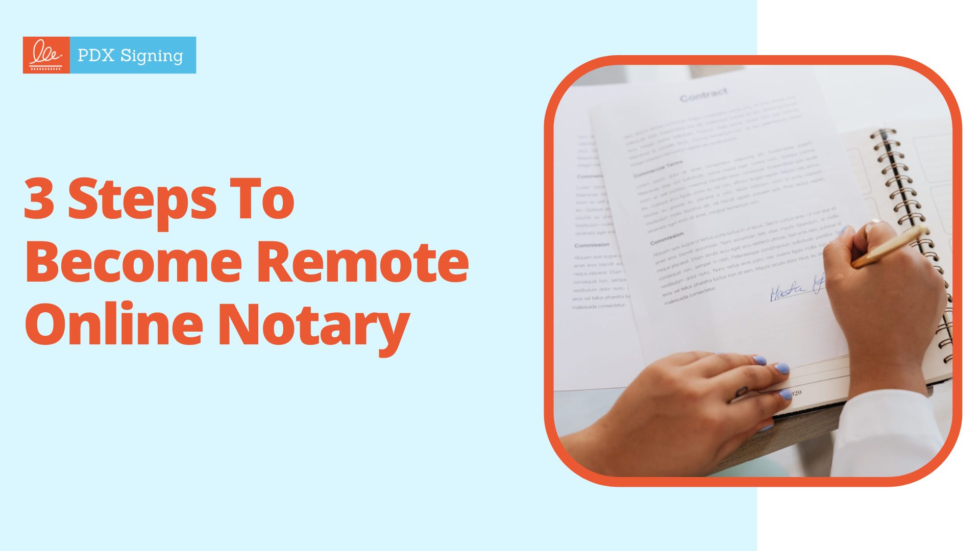 3 steps to become remote online notary