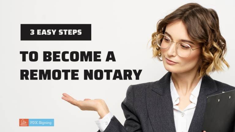 3 steps to become remote online notary