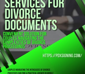 Mobile Notary Services for Divorce Documents