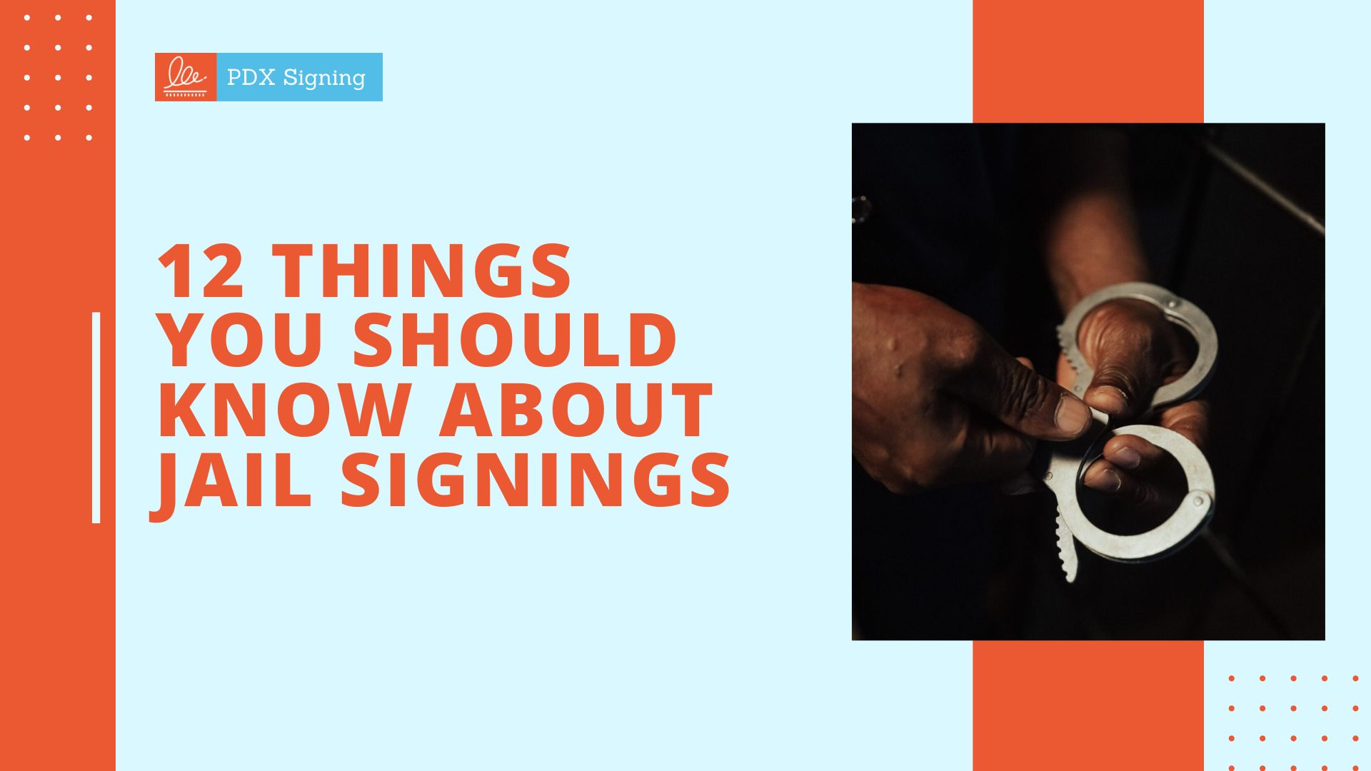 12 Things You Should Know about Jail Signings