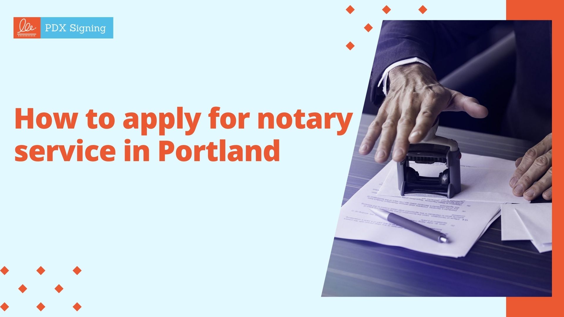 How to apply for notary service in Portland